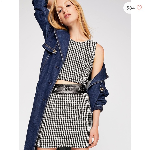 Free People Dresses & Skirts - New Free People Bridgette skirt set size 6